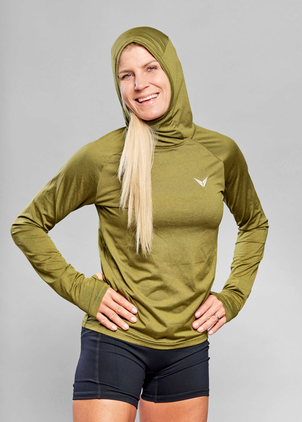 Hoodie grøn – Rikke Hørlykke x Winnershape