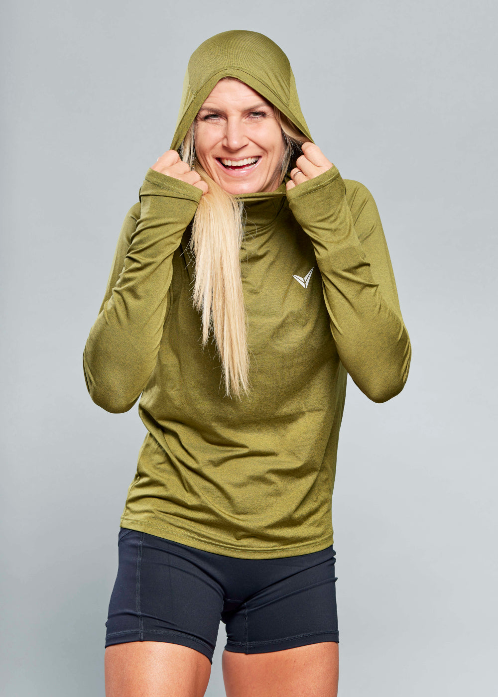 Hoodie grøn – Rikke Hørlykke x Winnershape