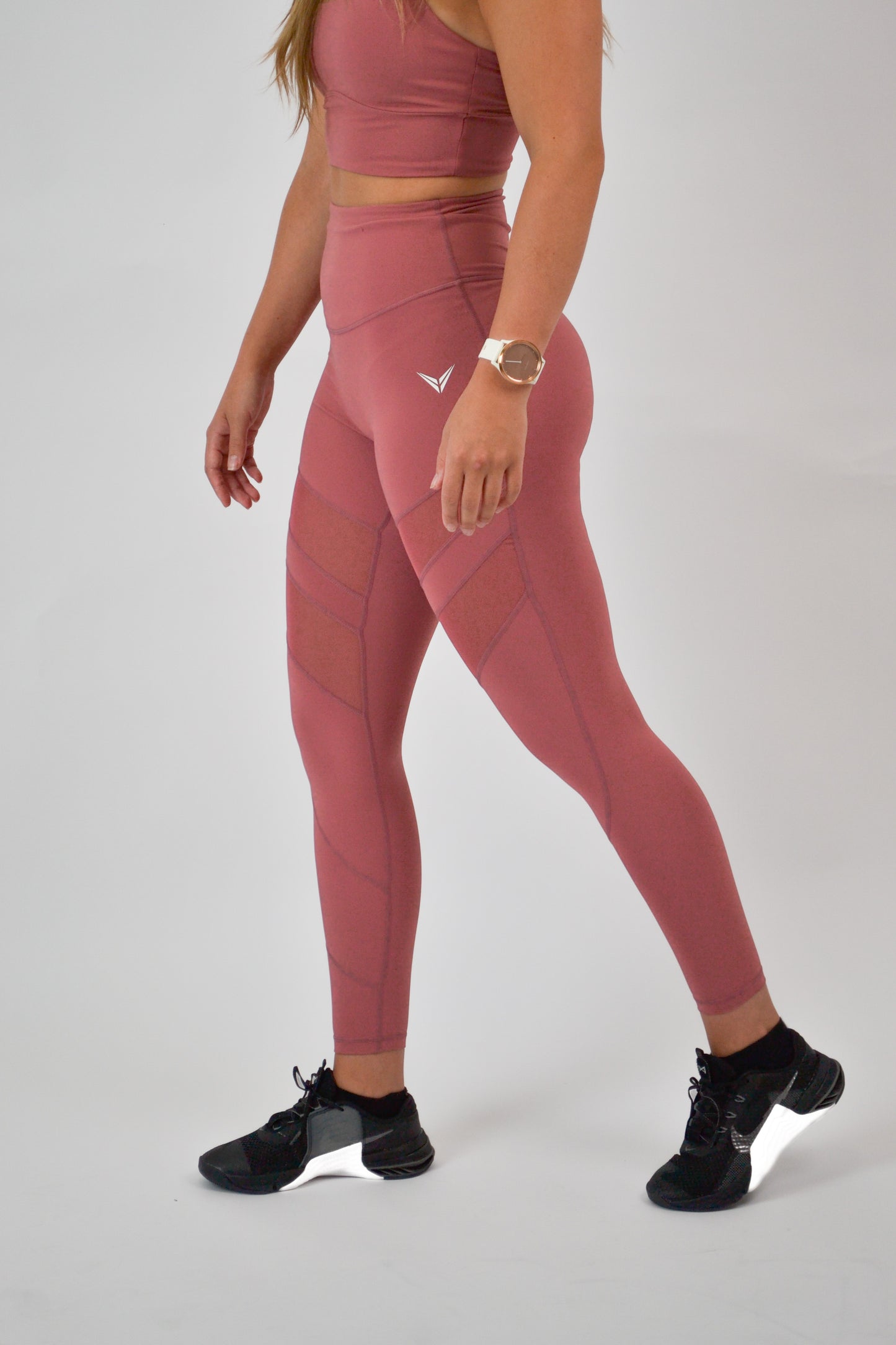 Tights seamless - Dusty pink, Squat proof