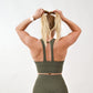 Tights seamless - Oliven grøn, Squat proof