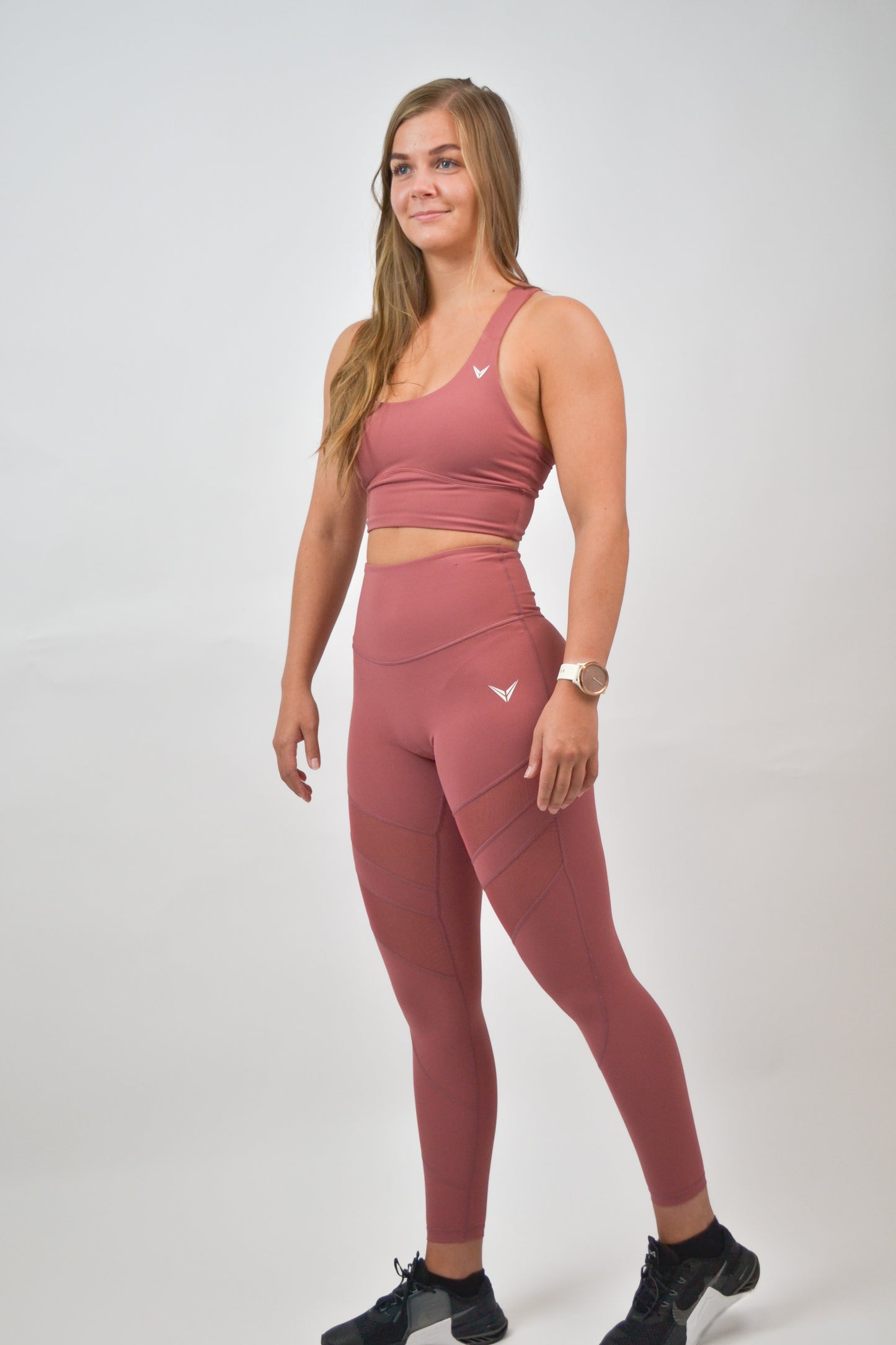 Tights seamless - Dusty pink, Squat proof