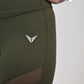 Tights seamless - Oliven grøn, Squat proof