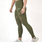 Tights seamless - Oliven grøn, Squat proof